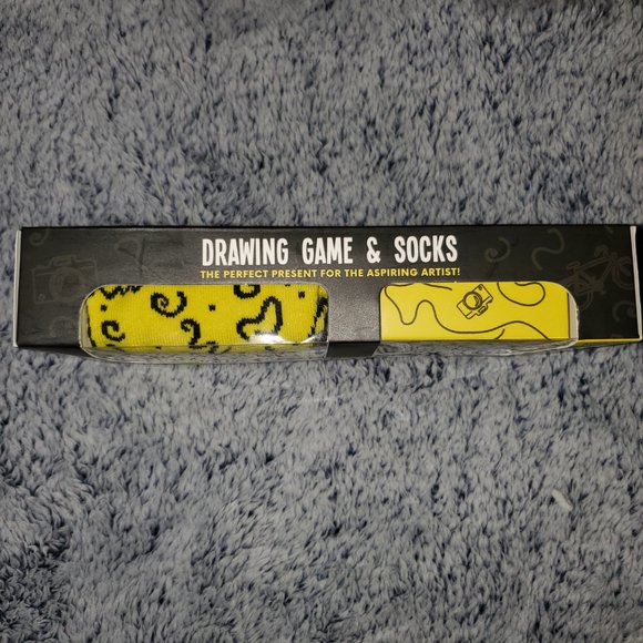 Professor Puzzle - Back to the Drawing Board - Drawing Game & Socks, New in Box - Picture 4 of 8
